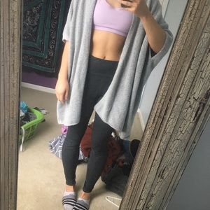Forever 21 long gray cardigan